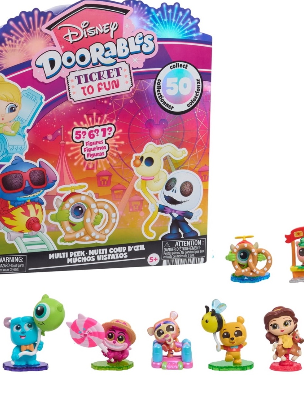 Disney Doorables Ticket To Fun Multi peek Collectible Pack